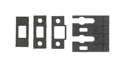 Click Here To Enlarge This Photo Of ZITL0160G - Zoo Hardware 2mm Universal Tubular Latch Intumescent to suit 2&period;5" and 3" Tubular Latches&sol;Deadbolts &lpar;FD60&rpar;
