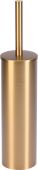 BR-BRUSH-SB M&period;Marcus Standing Toilet Brush Holder Satin Brass Finish