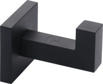 CHE-HOOK-BLK M&period;Marcus 'Chelsea' Robe Hook Matt Black Finish