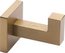 CHE-HOOK-SB M&period;Marcus 'Chelsea' Robe Hook Satin Brass Finish