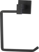 CHE-RING-BLK M&period;Marcus 'Chelsea' Towel Ring Matt Black Finish