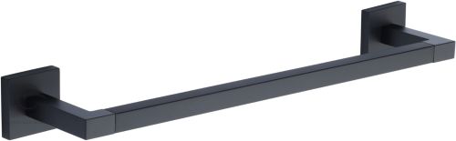 Click Here To Enlarge This Photo Of CHE-TOWEL-45-BL M&period;Marcus 'Chelsea' Single Towel Rail 450mm Matt Black Finish