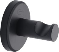 OXF-HOOK-BLK M&period;Marcus 'Oxford' Robe Hook &lpar;One Piece&rpar; Matt Black Finish