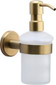 OXF-SOAP-SB M&period;Marcus 'Oxford' Soap Dispenser with High Quality Grade 304 SS Pump Satin Brass Finish