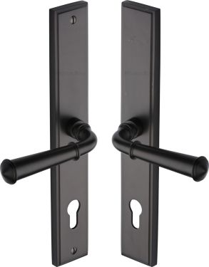 Click Here To Enlarge This Photo Of MP1932&period;RH-MB Heritage Brass 92mm Multi-Point Door Handle Lever Lock Colonial RH Design Matt Bronze finish