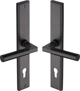 Click Here To Enlarge This Photo Of MP2259&period;RH-MB Heritage Brass 92mm Multi-Point Door Handle Lever Lock Bauhaus RH Design Matt Bronze finish