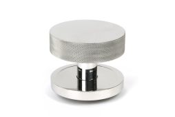 46766 From the Anvil Polished Marine SS &lpar;316&rpar; Brompton Centre Door Knob &lpar;Plain&rpar;
