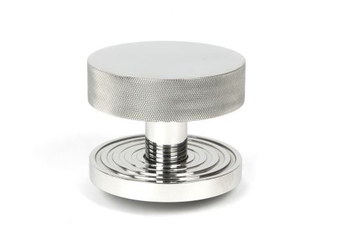 Click Here To Enlarge This Photo Of 46768 From the Anvil Polished Marine SS &lpar;316&rpar; Brompton Centre Door Knob &lpar;Beehive&rpar;