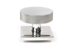 46769 From the Anvil Polished Marine SS &lpar;316&rpar; Brompton Centre Door Knob &lpar;Square&rpar;