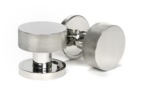 Click Here To Enlarge This Photo Of 46806 From the Anvil Polished Marine SS &lpar;316&rpar; Brompton Mortice&sol;Rim Knob Set &lpar;Plain&rpar;