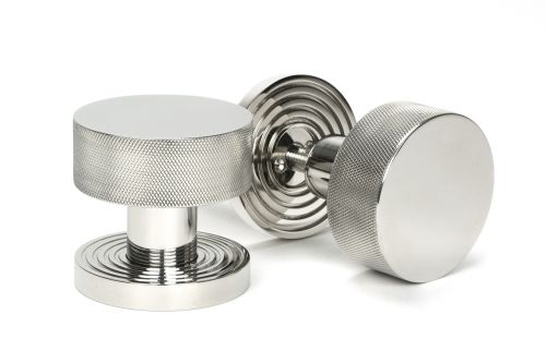 Click Here To Enlarge This Photo Of 46808 From the Anvil Polished Marine SS &lpar;316&rpar; Brompton Mortice&sol;Rim Knob Set &lpar;Beehive&rpar;