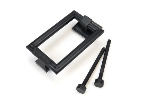 Click Here To Enlarge This Photo Of 46650 From the Anvil Matt Black Brompton Door Knocker