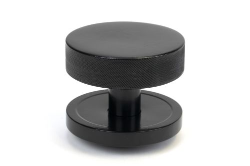 Click Here To Enlarge This Photo Of 46754 From the Anvil Black Brompton Centre Door Knob &lpar;Plain&rpar;