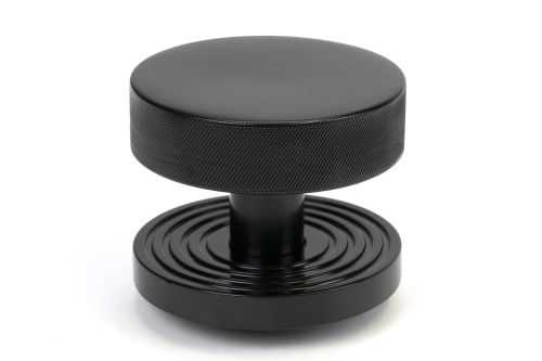 Click Here To Enlarge This Photo Of 46756 From the Anvil Black Brompton Centre Door Knob &lpar;Beehive&rpar;
