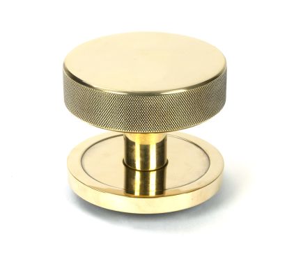 Click Here To Enlarge This Photo Of 46734 From the Anvil Aged Brass Brompton Centre Door Knob &lpar;Plain&rpar;