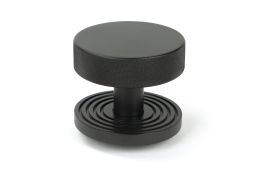 46748 From the Anvil Aged Bronze Brompton Centre Door Knob &lpar;Beehive&rpar;