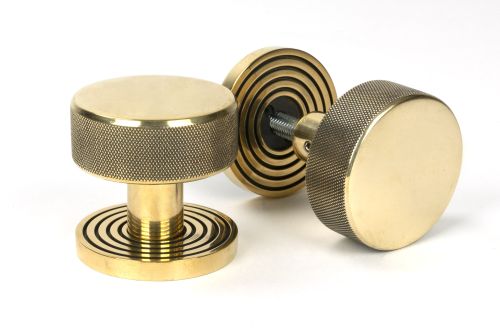 Click Here To Enlarge This Photo Of 46776 From the Anvil Aged Brass Brompton Mortice&sol;Rim Knob Set &lpar;Beehive&rpar;
