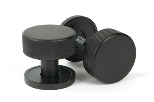 Click Here To Enlarge This Photo Of 46786 From the Anvil Aged Bronze Brompton Mortice&sol;Rim Knob Set &lpar;Plain&rpar;
