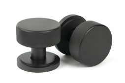 46787 From the Anvil Aged Bronze Brompton Mortice&sol;Rim Knob Set &lpar;Art Deco&rpar;