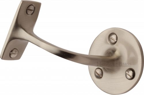Click Here To Enlarge This Photo Of V1030 64-SN Heritage Brass Handrail Bracket 2 &half;" Satin Nickel Finish