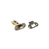 Atlantic - ALRCE25BN Fire Rated CE Tubular Mortice Latch &lpar;Radius&rpar; 2&period;5" - Black Nickel