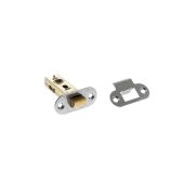 Atlantic - ALRCE25PC Fire Rated CE Tubular Mortice Latch &lpar;Radius&rpar; 2&period;5" - Polished Chrome
