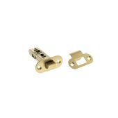Atlantic - ALRCE25SB Fire Rated CE Tubular Mortice Latch &lpar;Radius&rpar; 2&period;5" - Satin Brass