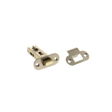 Click Here To Enlarge This Photo Of Atlantic - ALRCE25SN Fire Rated CE Tubular Mortice Latch &lpar;Radius&rpar; 2&period;5" - Satin Nickel
