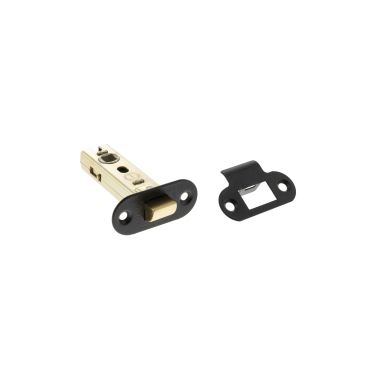 Click Here To Enlarge This Photo Of Atlantic - ALRCE3MB Fire Rated CE Tubular Mortice Latch &lpar;Radius&rpar; 3" - Matt Black