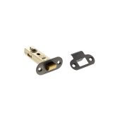 Atlantic - ALRCE3MBN Fire Rated CE Tubular Mortice Latch &lpar;Radius&rpar; 3" - Matt Gun Metal