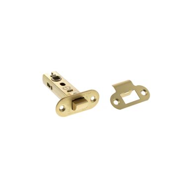 Click Here To Enlarge This Photo Of Atlantic - ALRCE3SB Fire Rated CE Tubular Mortice Latch &lpar;Radius&rpar; 3" - Satin Brass