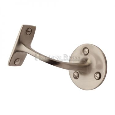 Click Here To Enlarge This Photo Of V1030 76-SN Heritage Brass Handrail Bracket 3" Satin Nickel Finish