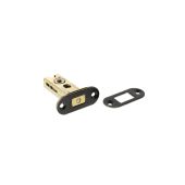 Atlantic - ADBRCE25UDB Fire Rated CE Marked Bolt Through Tubular Mortice Deadbolt &lpar;Radius&rpar; 2&period;5" - Urban Dark Bronze