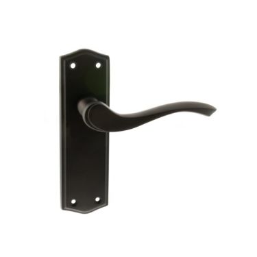 Click Here To Enlarge This Photo Of Atlantic - OE178LUDB Old English 'Warwick' Latch Levers on Backplate - Urban Dark Bronze