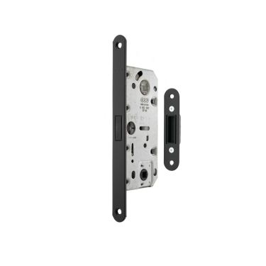 Click Here To Enlarge This Photo Of AGB2XT25WCMB - AGB Polaris 2XT Magnetic Latch &sol; Bathroom Lock &lpar;35mm backset&rpar; - Matt Black