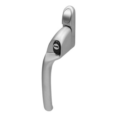 Click Here To Enlarge This Photo Of MK2 Connoisseur Offset Left Hand Locking Window Espagnolette Handle&comma; 40mm Spindle&comma; Hardex Satin Finish &lpar;CS168L-LH-HS&rpar;