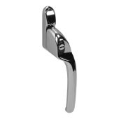 MK2 Connoisseur Offset Right Hand Locking Window Espagnolette Handle&comma; 40mm Spindle&comma; Hardex Chrome Finish &lpar;CS168L-RH-HC&rpar;