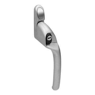 Click Here To Enlarge This Photo Of MK2 Connoisseur Offset Right Hand Locking Window Espagnolette Handle&comma; 40mm Spindle&comma; Hardex Satin Finish &lpar;CS168L-RH-HS&rpar;