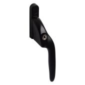 EH10L Right Hand Locking Cranked Espagnolette Window Handle - Black &lpar;EH10L-RH-BK&rpar;