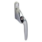 EH10L Right Hand Locking Cranked Espagnolette Window Handle - Satin Chrome &lpar;EH10L-RH-SC&rpar;