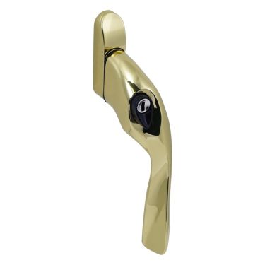 Click Here To Enlarge This Photo Of Kuhlen&trade; Right Hand Locking Cranked Espagnolette Window Handle - Polished Chrome &lpar;EH20L-RH-CP&rpar;