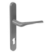 Kuhlen&trade; 92mm Multipoint Handle Set Left Hand Satin Stainless Steel with Fixing Kit - 240x28x12mm - &lpar;MHP60-LH-KIT-SSS&rpar;