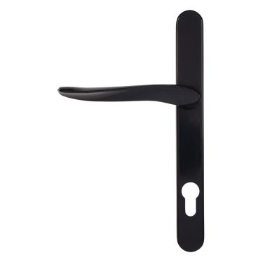 Click Here To Enlarge This Photo Of Kuhlen&trade; 92mm Multipoint Handle Set Right Hand Black with Fixing Kit - 240x28x12mm - &lpar;MHP60-RH-KIT-BK&rpar;