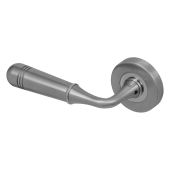 BLU Performance Opera Lever Door Handle on Round Rose&comma; 55 x 10&period;5mm&comma; 316 Satin Stainless Steel &lpar;TBH100B-SSS&rpar;