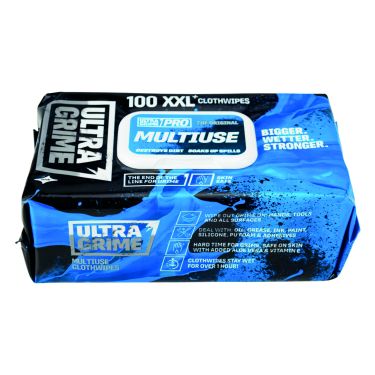 Click Here To Enlarge This Photo Of 5900-RB BLUE Ultra-Grime Pro Multi-use wipes &lpar;100-pack&rpar;