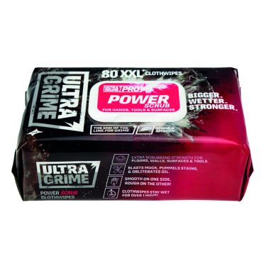 Click Here To Enlarge This Photo Of 5920-RB RED Ultra-Grime Pro Power-Scrub XXL wipes &lpar;80-pack&rpar;