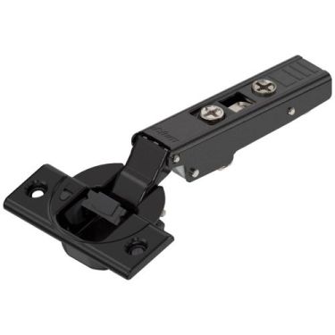 Click Here To Enlarge This Photo Of 71B3550-ONYX BLUM 110&deg; CLIP top BLUMOTION Screw On Overlay Hinge - Black Onyx