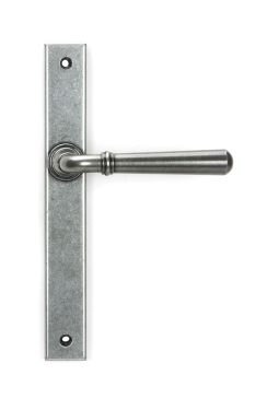 Click Here To Enlarge This Photo Of 46412 From the Anvil Pewter Newbury Slimline Lever Espag&period; Latch Set - 212mm Screw Centres