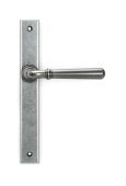 46412 From the Anvil Pewter Newbury Slimline Lever Espag&period; Latch Set - 212mm Screw Centres