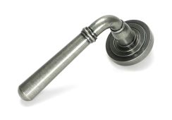 46464 From the Anvil Pewter Newbury Lever on Rose Set &lpar;Art Deco&rpar;